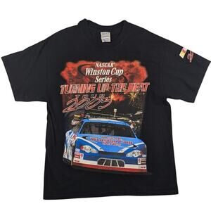 Nascar Winston Cup Series Turning Up The Heat Tour 2003 Vintage Y2K Shirt Large